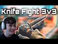 KNIFE FIGHT 3V3 IS AMAZING | Cold War