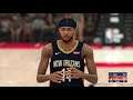 NBA 2K20 Season mode: New Orleans Pelicans vs Portland Trailblazers - (Xbox One HD) [1080p60FPS]