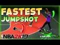 using the FASTEST JUMPSHOT on NBA 2K19! UNLIMITED GREENS! NEVER MISS!