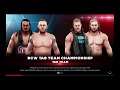 WWE 2K19 Chris Jericho Alt.Kenny Omega VS Slater,Rhyno Elimination Tag Match BCW Tag Titles