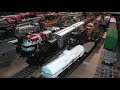 1953 Tenshodo Omega Central Railroad HO 0-6-0T Diecast Steam Loco + Box Cars Freight Train