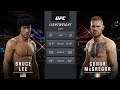 Bruce Lee Vs. Conor McGregor : UFC 2 Gameplay (Pro Difficulty) (AI Vs. AI) (PS4)