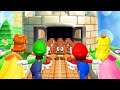 Mario Party 9 - Minigames - Mario vs Peach vs Luigi vs Daisy (Very Hard Difficulty)