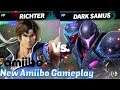 DARK SAMUS & RICHTER New AMIIBO Gameplay, Super Smash Bros. Ultimate - Emceemur