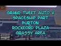 Grand Theft Auto V Spaceship Part Burton Rockford Plaza Grassy Area 2