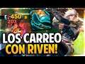 ¡NO SE JUGAR RIVEN Y TERMINO CARREANDO | League of Legends