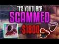 TF2 YouTuber Gets SCAMMED + Hijacked...