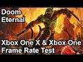Doom Eternal Xbox One X vs Xbox One Frame Rate Comparison