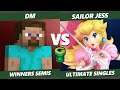 Game Underground Winners Semis - DM (Steve) Vs. Sailor Jess (Peach) SSBU Ultimate Tournament