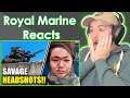 Royal Marine Reacts To Top 5 Most Savage Airsoft Headshots - Kickingmustang