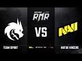 [RU] Team Spirit vs NAVI | Карта 2: Dust2 | StarLadder CIS RMR Main Event Playoffs