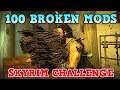Can You Beat Skyrim with 100 BROKEN MODS?