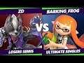 Smash Ultimate Tournament - ZD (Wolf, Fox) Vs. Barking_Frog (Joker, Inkling) S@X 337 SSBU L. Semis
