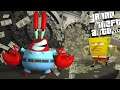 Spongebob's "MR KRABS" ROBS a BANK (GTA 5 Mods)