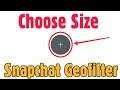 How To Choose Size Snapchat Geofilter Images || Select Width & Height Crop Photo in PicsArt