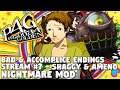 Persona 4 Golden [NIGHTMARE MOD] - Stream #7 BAD & Accomplice ENDINGS, Shaggy & Ameno