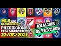Predicciones para partidos de hoy 23/06/2021-  Picks MLS y Serie A de Brasil - Descarga mi PDF
