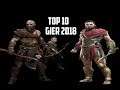 Top 10 Gier 2018