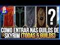 Guia Skyrim Como Entrar Nas Guilds de Skyrim (TODAS 5 GUILDS)