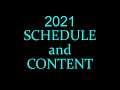 Schedule and Content 2021 talk