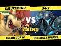 Smash Ultimate Tournament - Deluxemenu (Bowser) Vs. SA-X (Dark Samus) The Grind 92 SSBU Losers T. 16