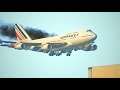 AF Boeing 747-400 CRASH at NEW YORK [Engine Fire]