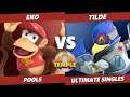 Temple: Hermès Edition - Eko (Diddy Kong) Vs. Tilde (Falco) SSBU Ultimate Tournament