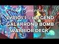 Zyrios's #1 Legend Galakrond Bomb Warrior deck (Hearthstone Ashes of Outland)