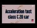 Acceleration test class C 20 car. Asphalt 8
