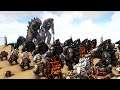 GOLEMS vs TEAM GODZILLA | Ark Battle