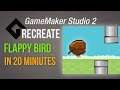 Make an easy video game like Flappy Bird [Gamemaker Recreate]