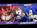 Pound Online 2020 SSBU Top 256 - Wrath (Sonic) Vs. Laid (Pac-Man, Incineroar) Smash Ultimate Singles