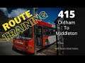 Route 415 Oldham to Middleton via Alkington