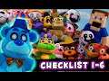 FNAF FUNKO Every Single PLUSH! COMPLETE Checklist Guide - Series 1-6 & All Exclusives! 2016 - 2020