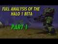 Full Analysis of the Halo CE Beta (1749): Main Menu and General Gameplay [Re-upload]