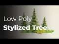 How to create a stylized pine tree in blender 2.8