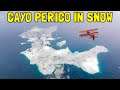 GTA Online - WHAT THE NEW CAYO PERICO ISLAND LOOKS LIKE COVERED IN SNOW!