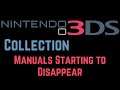 Nintendo 3DS Game Collection: Manuals are Disappearing...