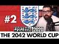 THE 2042 WORLD CUP FM20 | Part 2 | KNOCKOUT ROUNDS | Football Manager 2020