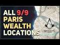 All 9 Paris Wealth Locations Assassin's Creed Valhalla