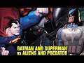 ANCESTRAL HUNTERS EXPLAINED - SUPERMAN AND BATMAN VS ALIENS AND PREDATOR ICE AGE STORY