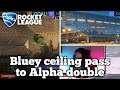 Daily Rocket League Moments: Bluey ceiling pass to Alpha double touch