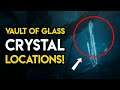 Destiny 2 - ALL 12 VAULT OF GLASS CRYSTAL LOCATIONS!