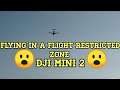 DJI Mini 2. Airplanes. Flying In A FRZ. Flight Restricted Zone. STEVIE DVD