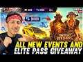 Free Fire Live All New Events And Elite Pass Giveaway - Garena Free Fire