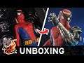 Hot Toys Spider-Man Cyborg Suit Figure Unboxing | Sideshow First Look