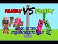 Monster School: Family Vs Family Challenge- Minecraft Animation