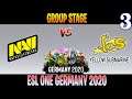 Navi vs Yellow Submarine Game 3 | Bo3 | Group Stage ESL ONE Germany 2020 | DOTA 2 LIVE