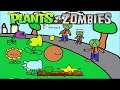 Plants vs Zombies battlez - Gatling Pea and Melon Pult vs Zomboss Paint