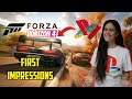 PLAYSTATION FANGIRL PLAYS FORZA HORIZON 4! - FIRST IMPRESSIONS!